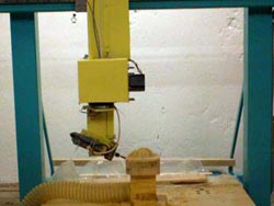 Seconde variante de deux axes de rotation CNC