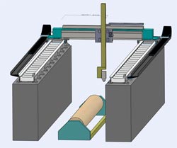 6 axis CNC Router 6-     